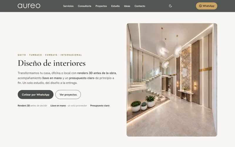 Sitio web de estudio de arquitectura (demo)